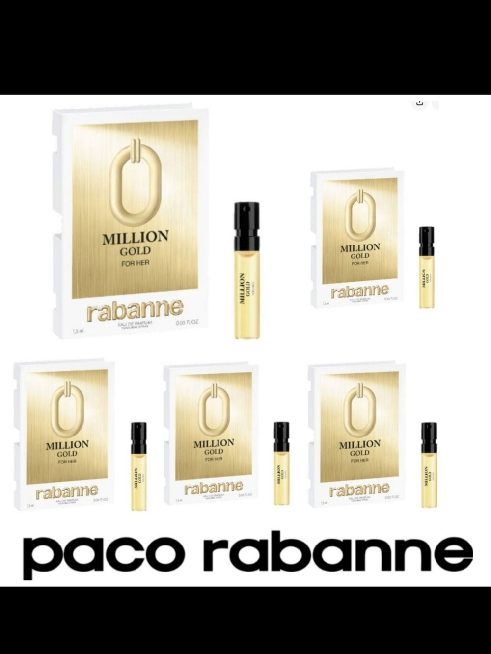 Paco RABANNE Samples Lot